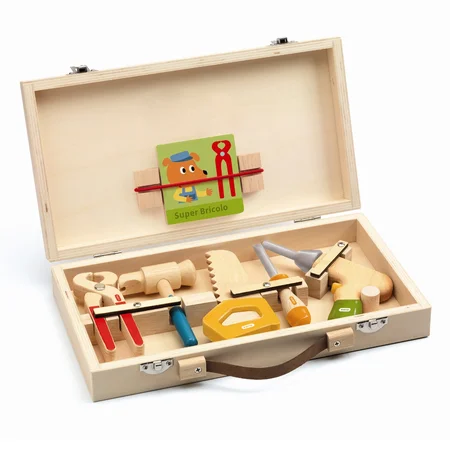 Djeco Werkzeugkoffer, Super Bricolo