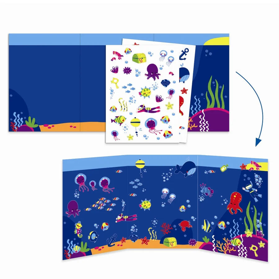 Djeco kreativt aktivitetssæt, Havet