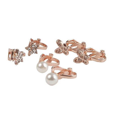 Great Pretenders Boutique Dazzle Clip-On Ohrringe, 3 Paar