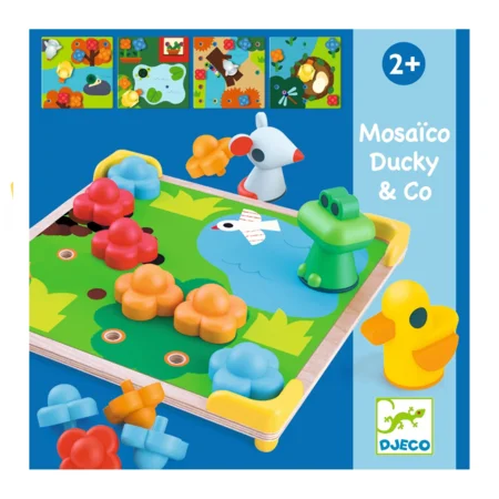 Djeco Stiftmosaik, Ente & Co.