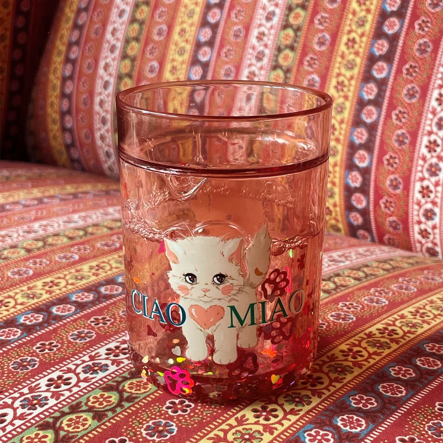 Konges Sløjd 2er-Pack Glitzerbecher, Ciao Miao