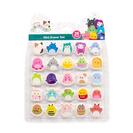 Squishmallows Radiergummi Set, 25 Stk
