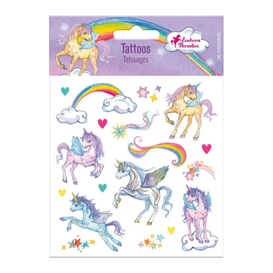 Spiegelburg tatoveringer, enhjørninger