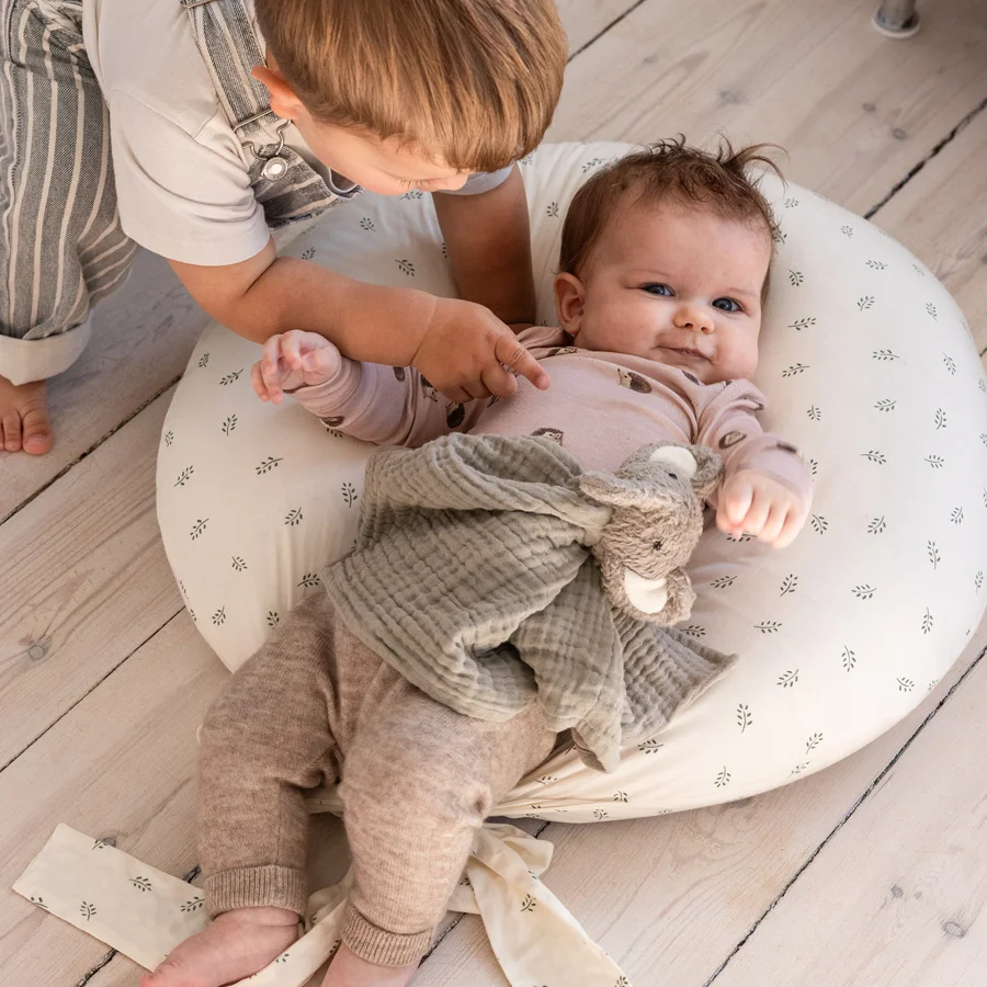 Sebra Bio-Stillkissen, cream stripe