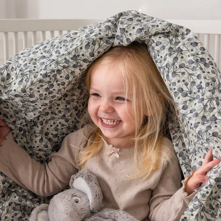 Sebra Junior Bettwäsche, blue olive