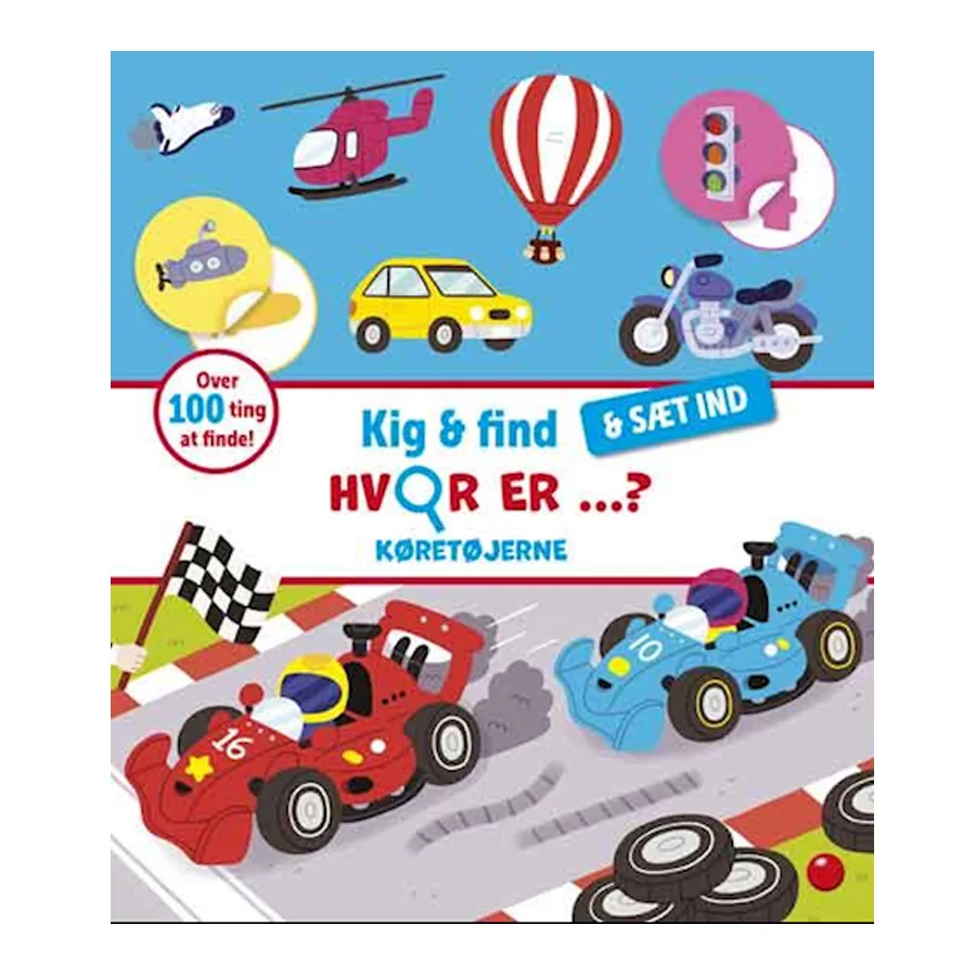 Kig og find og sæt ind : Hvor er kørertøjerne