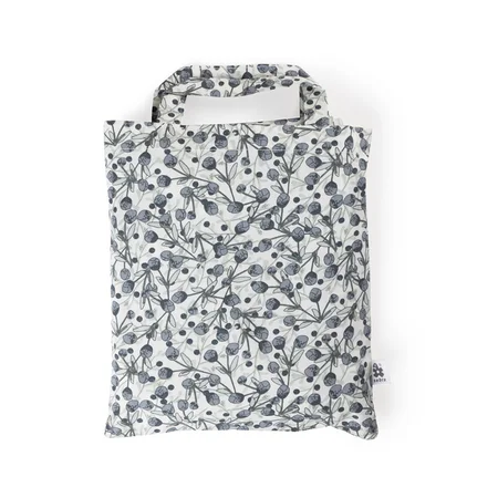 Sebra baby sengetøj, blue olive