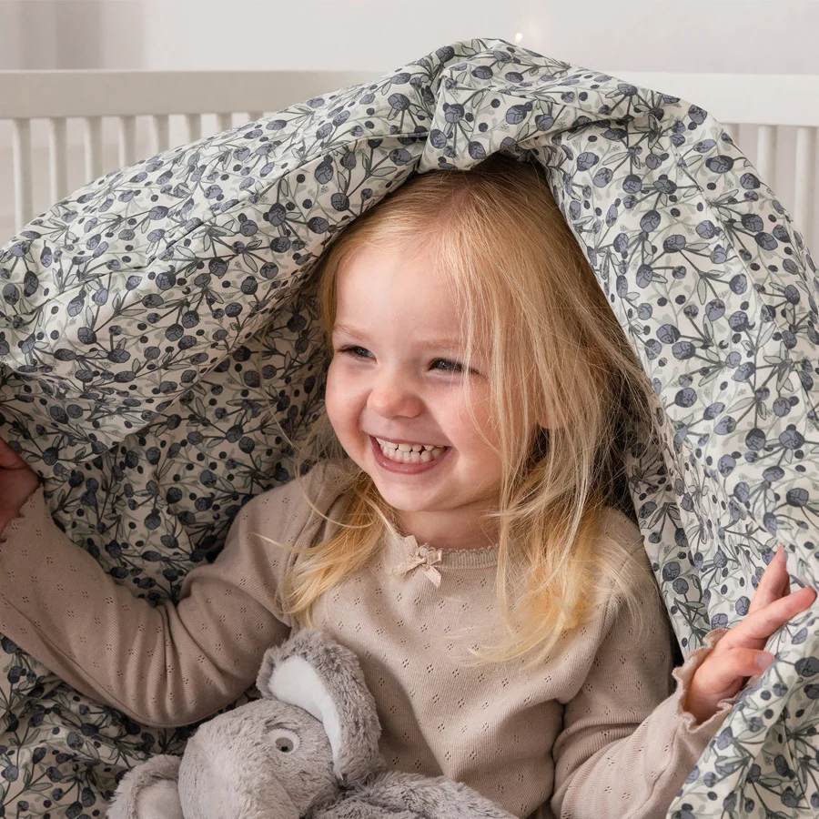 Sebra Junior Bettwäsche, blue olive