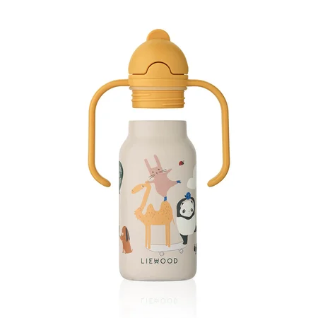 Liewood Kimmie Trinkflasche, 250 ml, Around the World/Sandy