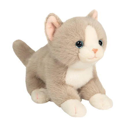 Teddy Hermann Katze 20 CM, grau