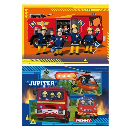 Ravensburger Feuerwehrmann Sam Puzzle 2 x 24 Teile, Zur Rettung