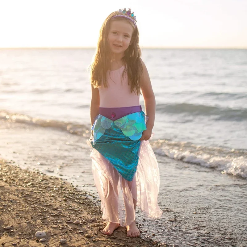 Great Pretenders Meerjungfrauen-Kostüm, lila 5-6 Jahre