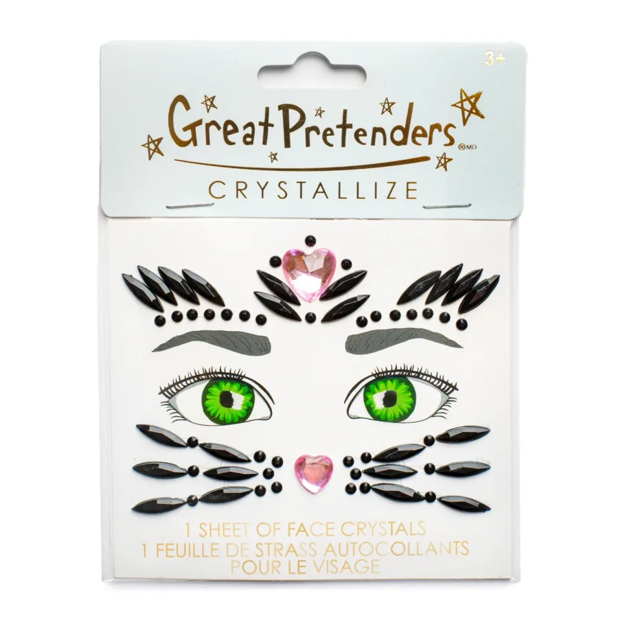 Gesichtsschmuck- Black Cat, Great Pretenders 