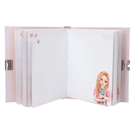 TOPModel Dagbog Kitty med hjertelås