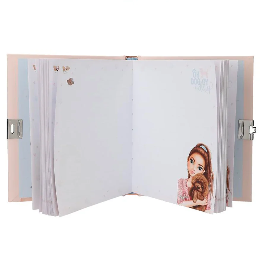 TOPModel Dagbog Doggy med hjertelås