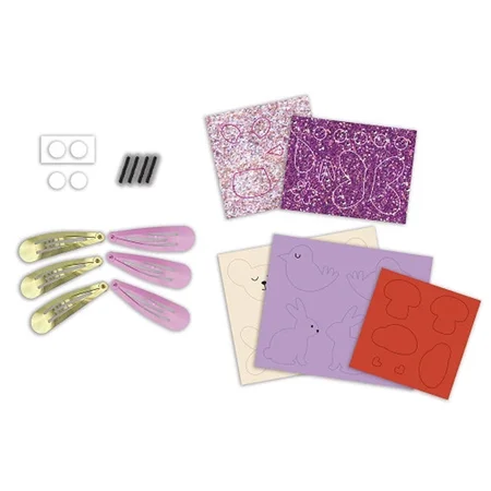 Janod Glitter Haarsprungen, Flower Garden