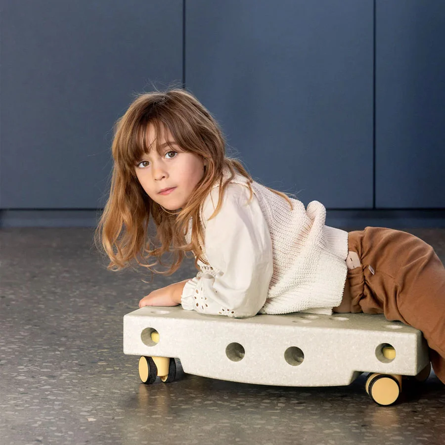 MODU Rollbrett, 5 Teile - Sand Grey/Honey Yellow