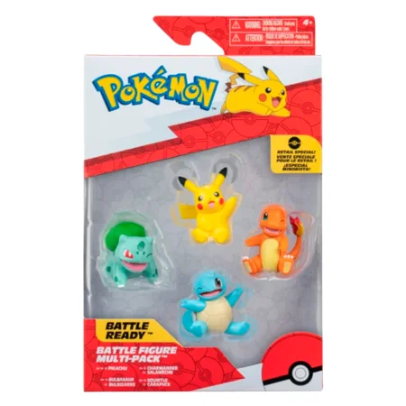 Pokemon Battle figure 4-pak