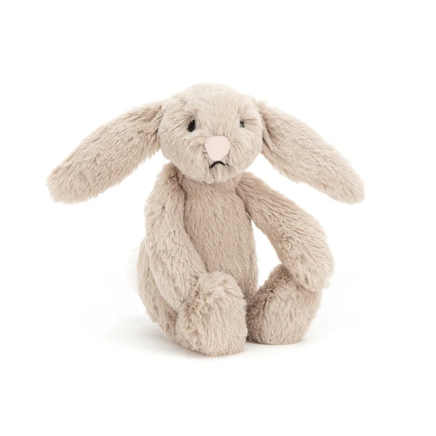 Jellycat bamse, Bashful kanin beige - 13 cm