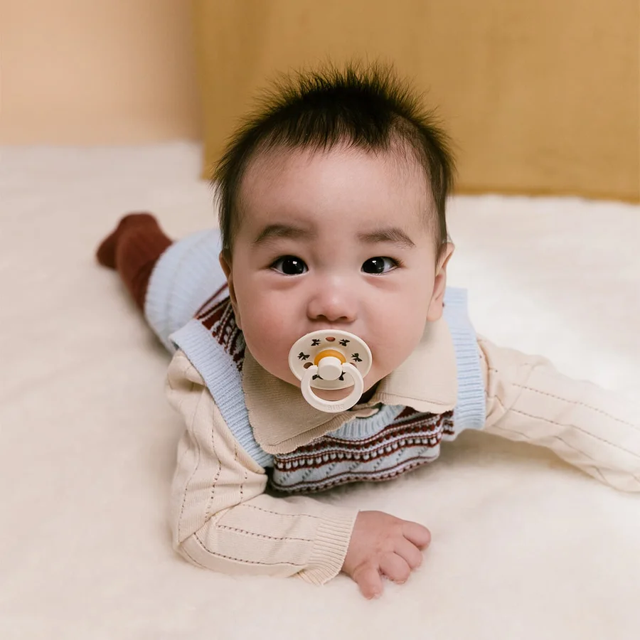 Bibs Holiday 2-Pak Colour Sut Str 2, Ivory/Plum