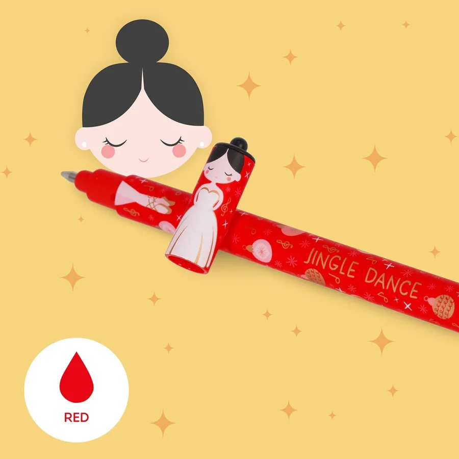 Legami - 3er-Pack Weihnachts-Edition, wegradierbare Gelstifte