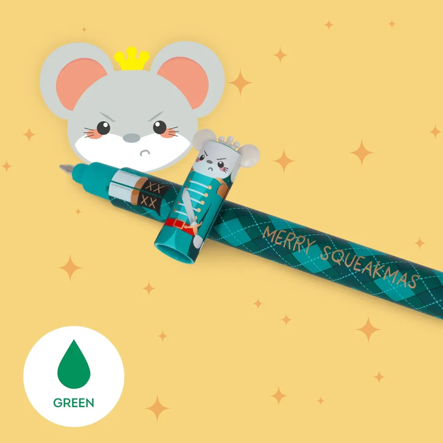 Legami - 3er-Pack Weihnachts-Edition, wegradierbare Gelstifte