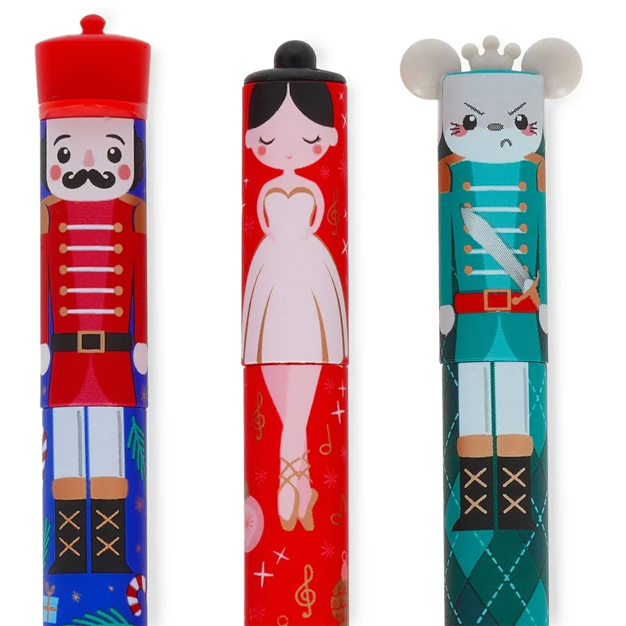 Legami - 3er-Pack Weihnachts-Edition, wegradierbare Gelstifte