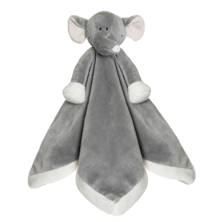 Diinglisar Schnuffeltuch Elefant, grau