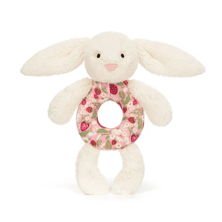 Jellycat kanin rangle jordbær