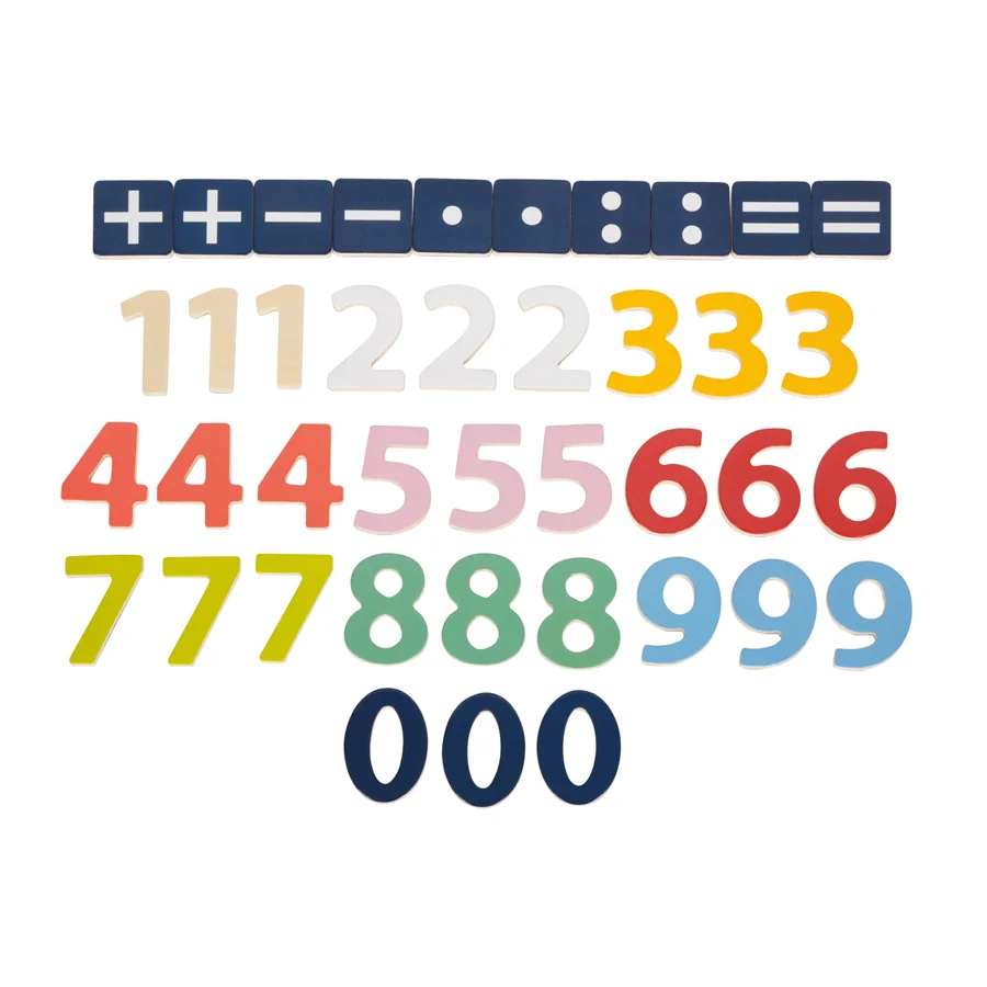 Bunte Magnetzahlen „Educate“