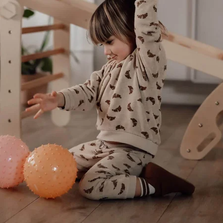 Find That Hippo 2 Sensorikbälle, Buff/Rosy Brown