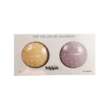 Find That Hippo 2 Sensorikbälle, Buff/Rosy Brown