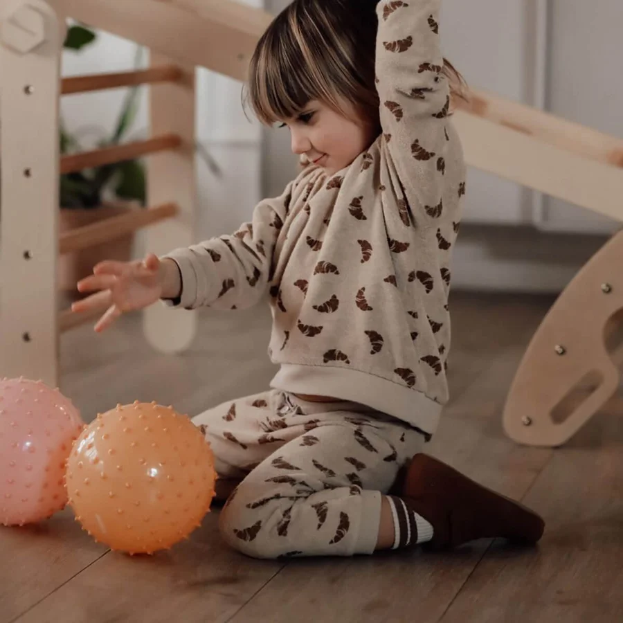 Find That Hippo 2 Sensorikbälle, Buff/Rosy Brown