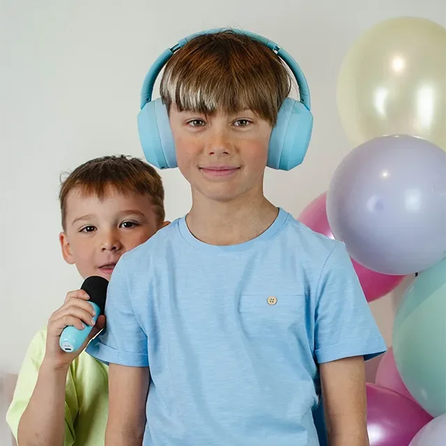 Lalarma Hybrid Active Noise Cancelling Kopfhörer, blau