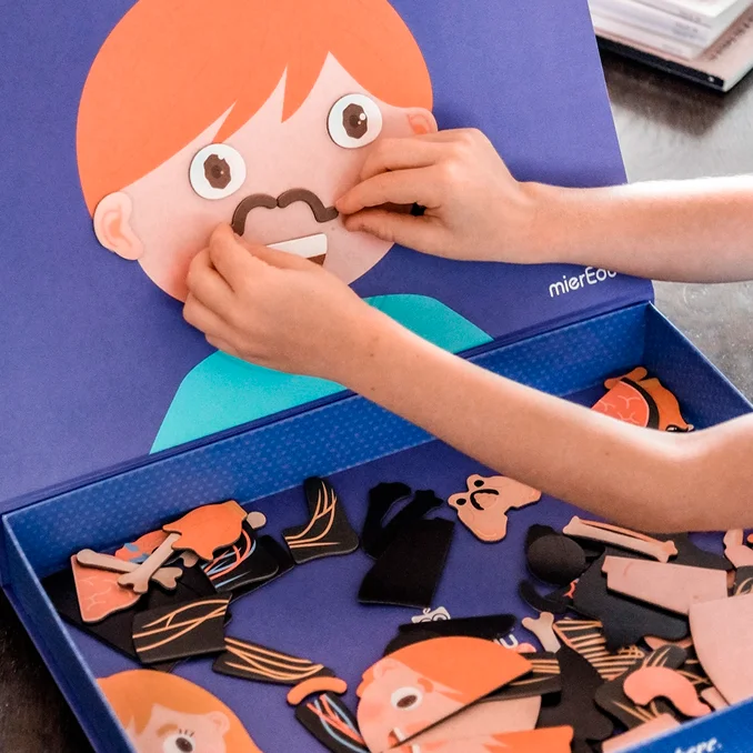 MierEdu magnetisk legesæt, lær om kroppens funktioner