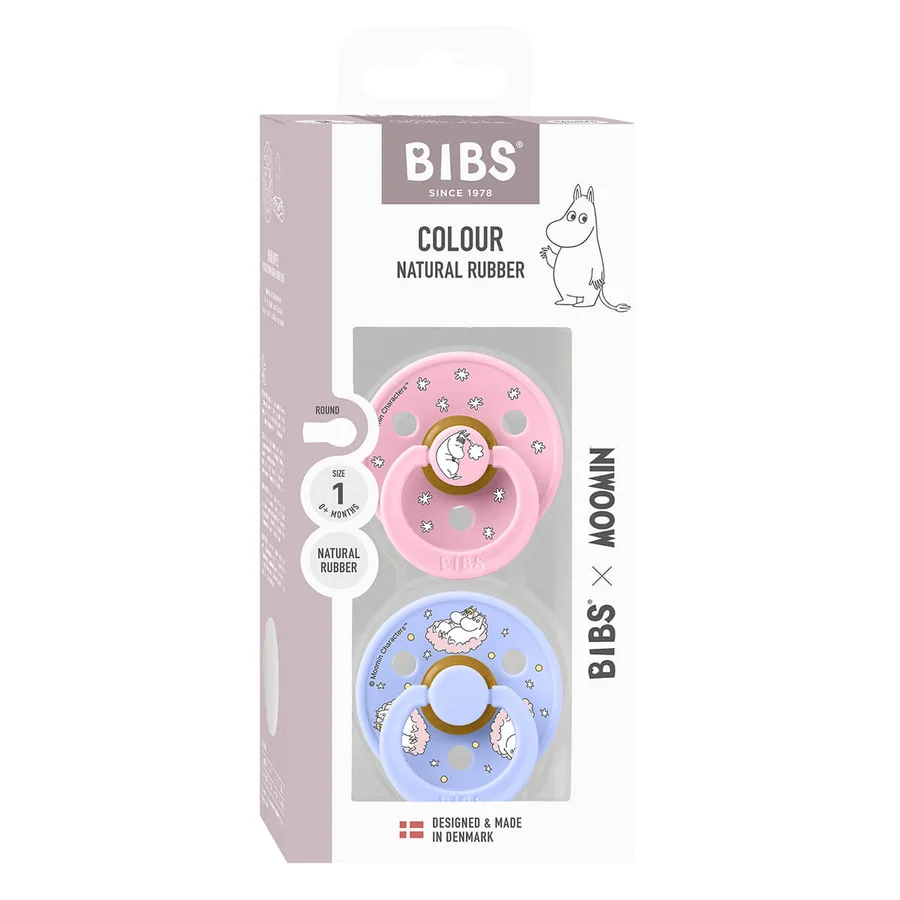 Bibs x Mumi Dreaming 2-Pak Colour Sut Str 1, Baby Pink Mix