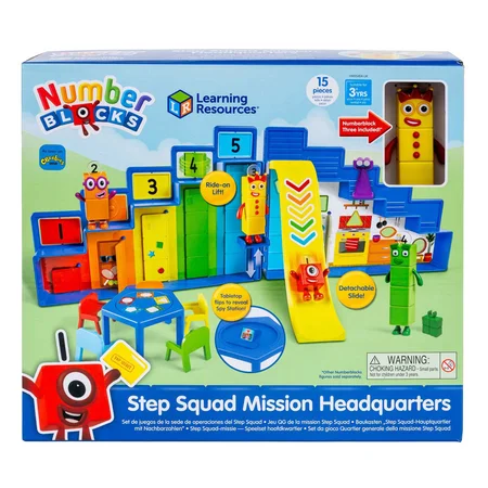 Numberblocks, aktivitetssæt mission hovedkvarter