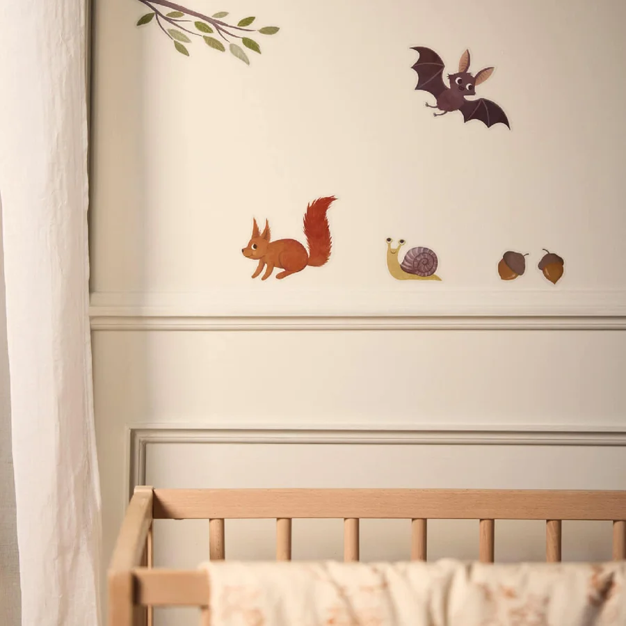 Filibabba Wallstickers - Skovens Dyr