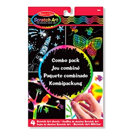 Melissa and Doug scratch art, mix