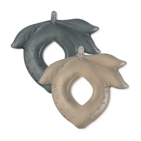 Konges Sløjd 2er-Pack Zitronen-Beissring, blau