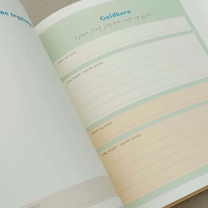 Bogen om mig - Barnets bog, af Annemette Voss Fridthjof