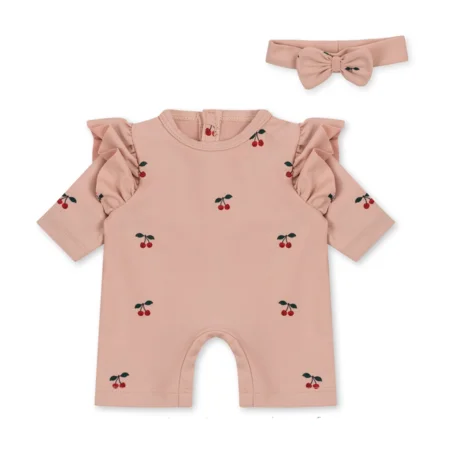 Konges Sløjd Puppen-Badekleidung, cherry blush