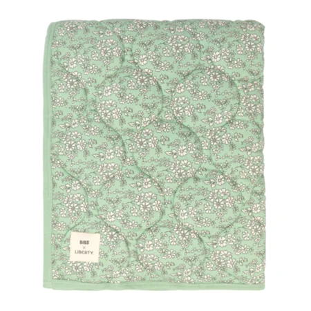 BIBS X Liberty Quiltet tæppe, capel sage