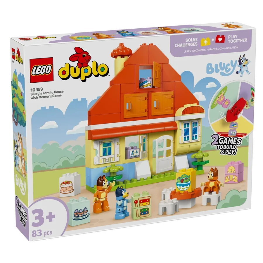 LEGO® DUPLO® Blueys Familienhaus mit Memory-Spiel