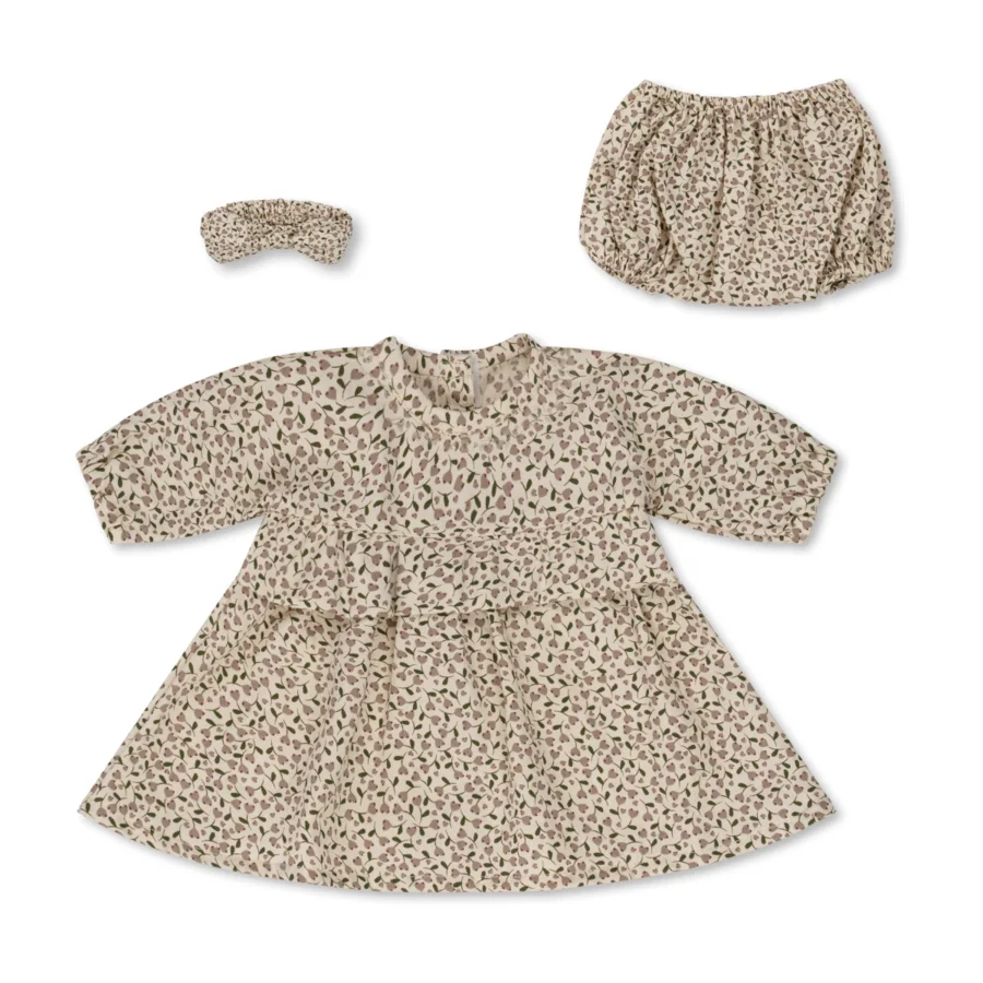 Konges Sløjd Puppenkleidung mit Accessoires, milk tank