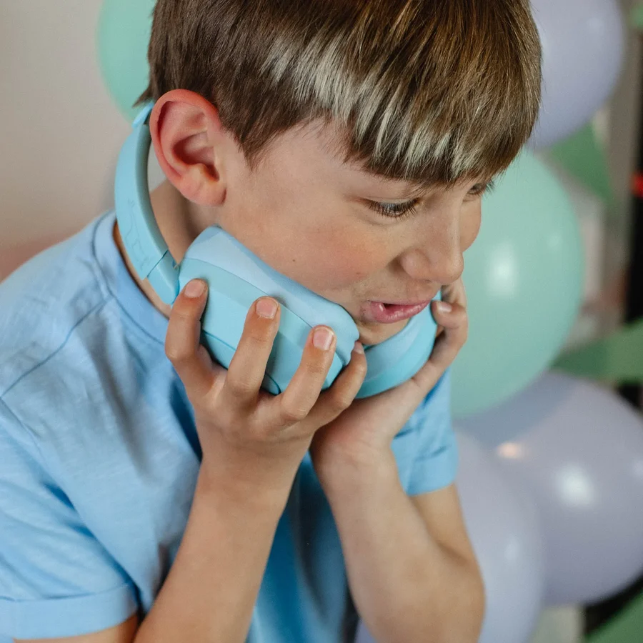 Lalarma Hybrid Active Noise Cancelling Kopfhörer, blau