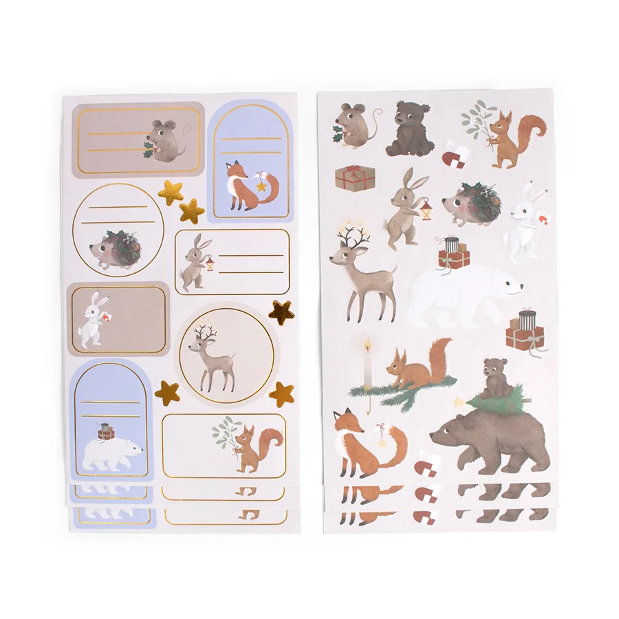 Filibabba Aufkleber, Wonderful Winter – Waldtiere