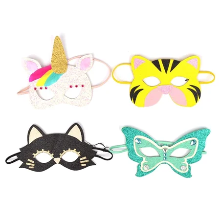 Dyremaske med glitter