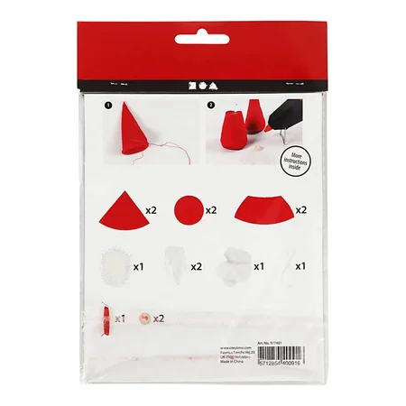 Creativ Company Mini DIY Kit Wichtelmänner, rot