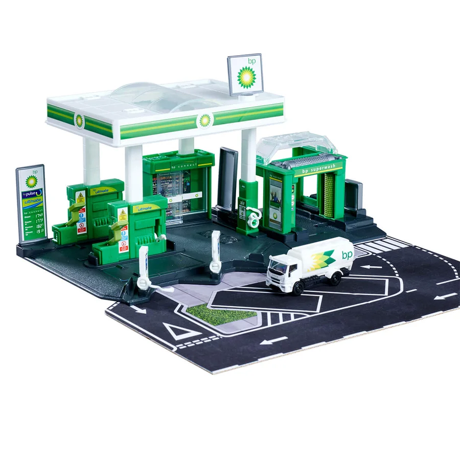 Majorette Tankstation + bil